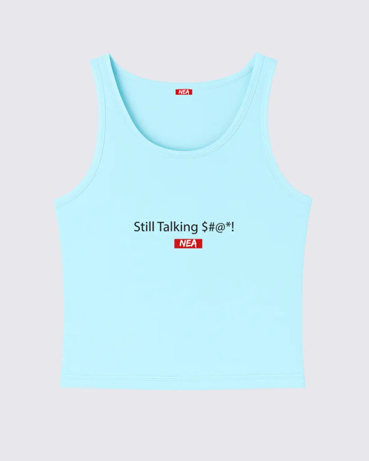 NAWI CROP TOP AZUL NEA