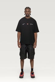 CAMISETA OVERSIZE READYTODIE NEA - NEGRO