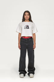 CROP TOP JENNER NEA - MARFIL