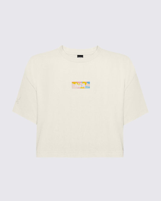 NIKI CAMISETA OVERSIZE MARFIL MUJER NEA