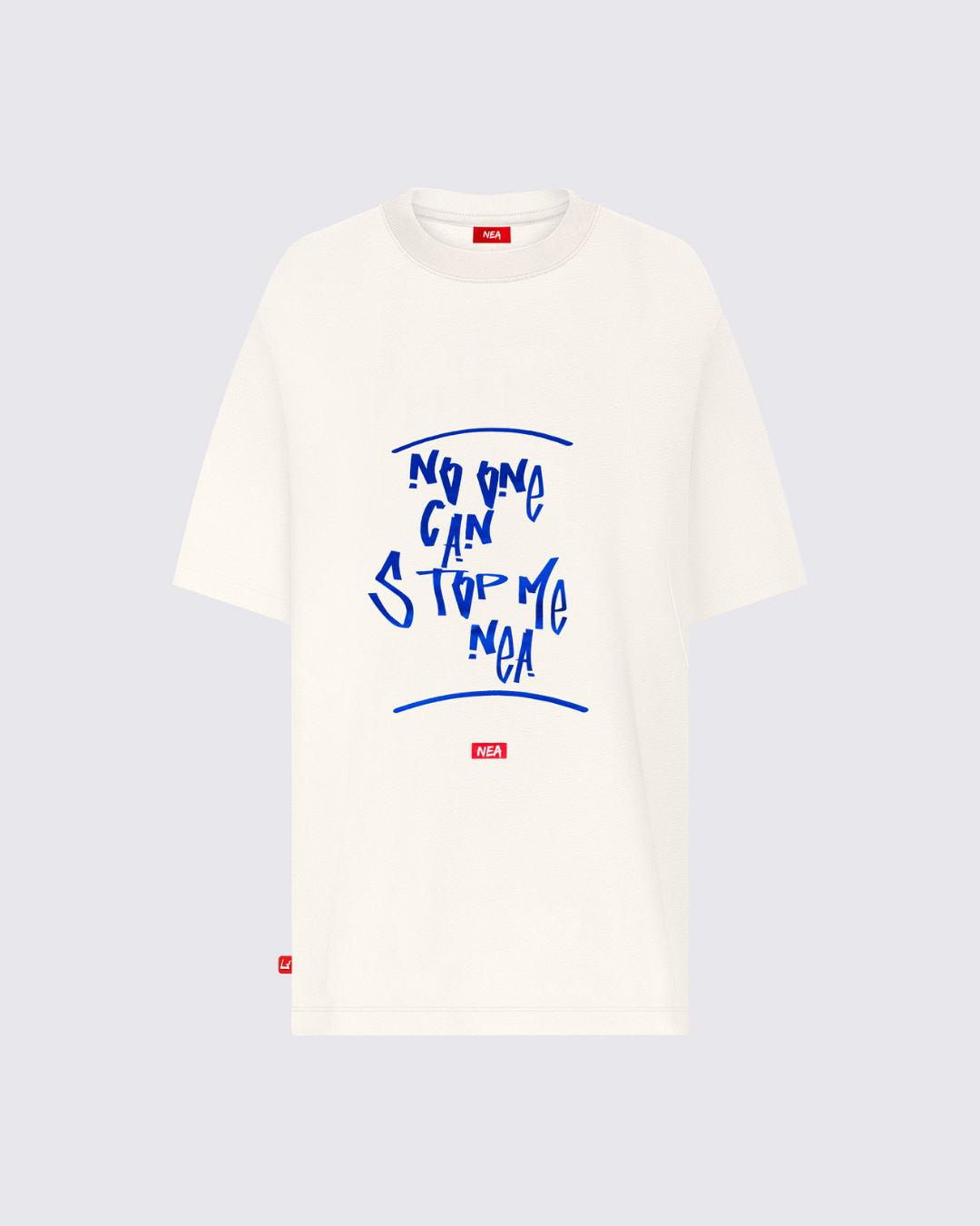 CAMISETA OVERSIZE NOSTOP MARFIL NEA