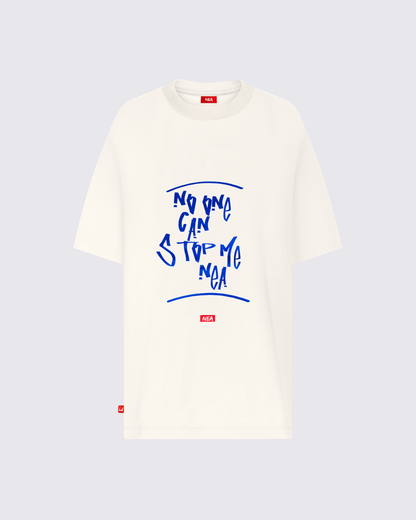 CAMISETA OVERSIZE NOSTOP MARFIL NEA