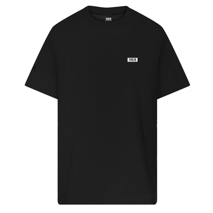 AOTO CAMISETA OVERSIZE NEGRA PARA HOMBRE