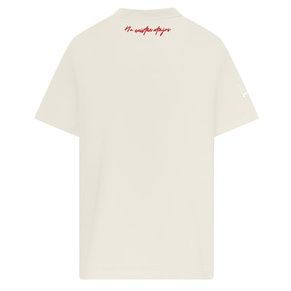 PROGRESS CAMISETA OVERSIZE MARFIL