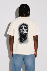 CAMISETA OVERSIZE MASCULINO SCAR MARFIL