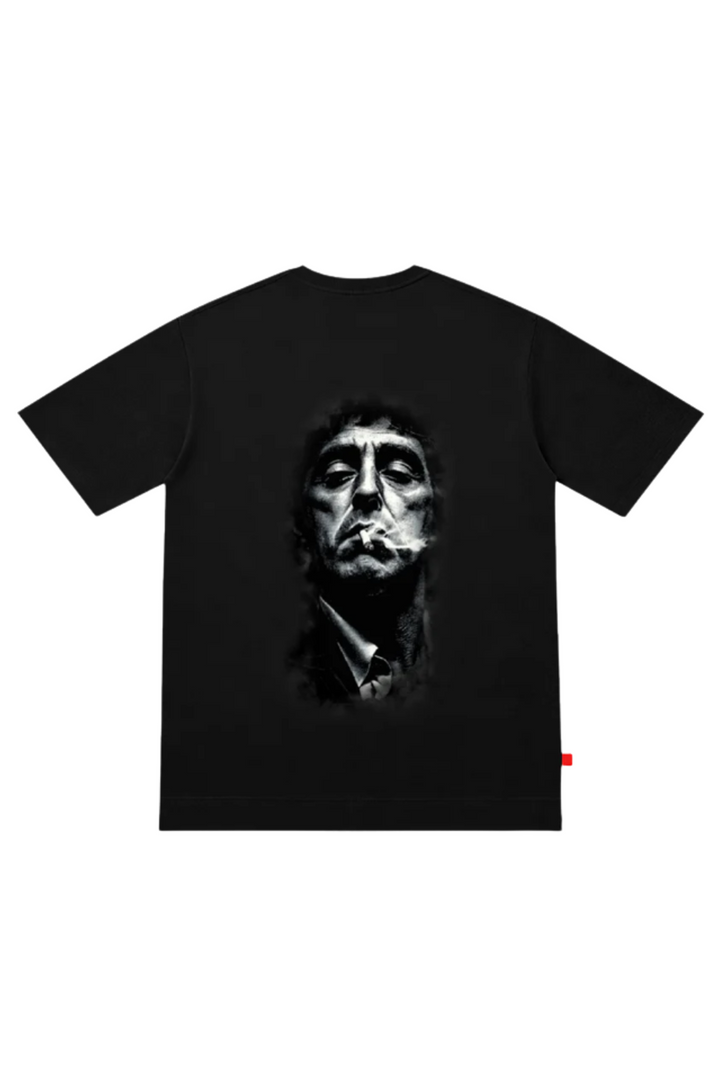 CAMISETA OVERSIZE MASCULINO SCAR NEGRO
