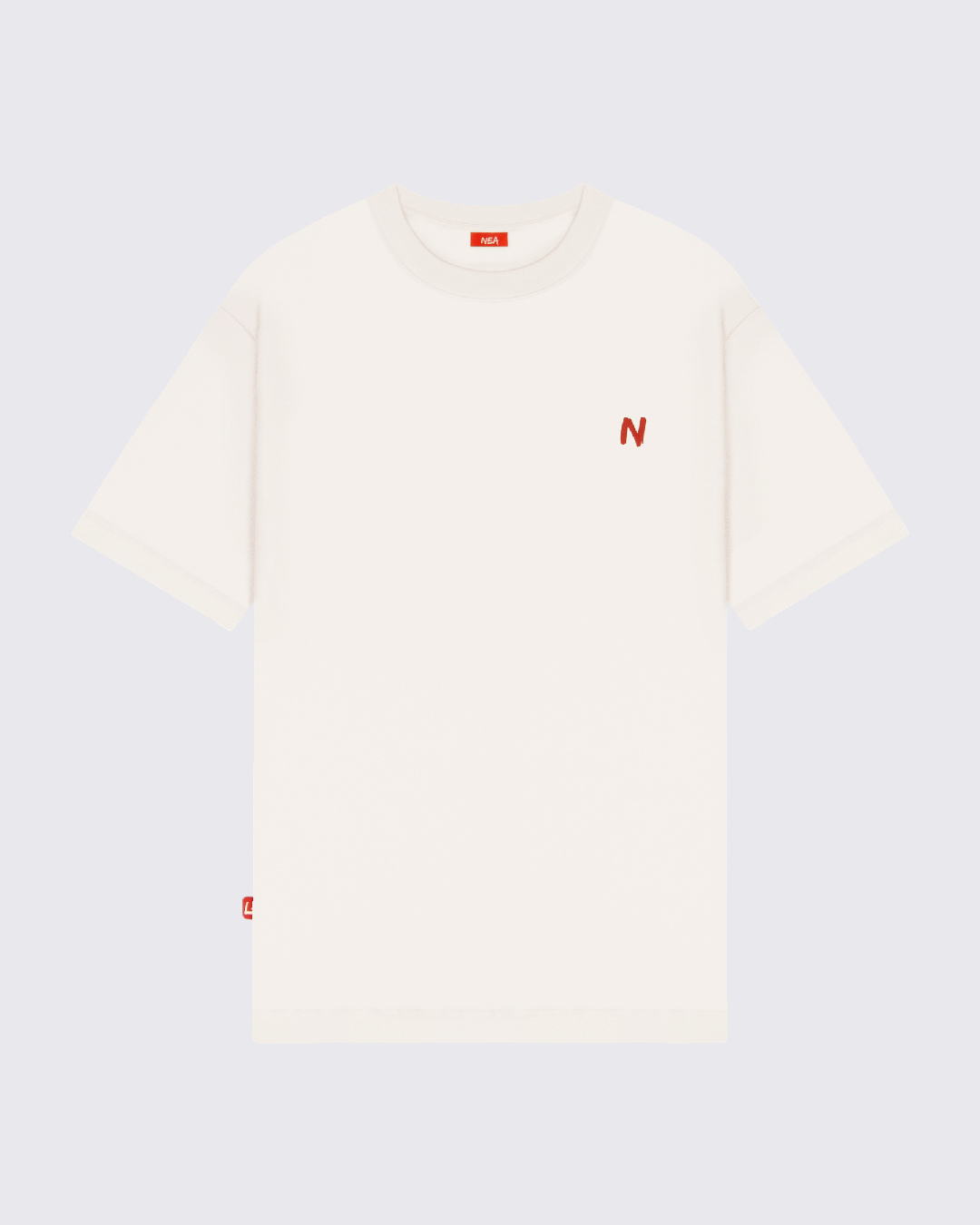 CAMISETA REGULAR HOMBRE OVERVIEW MARFIL NEA