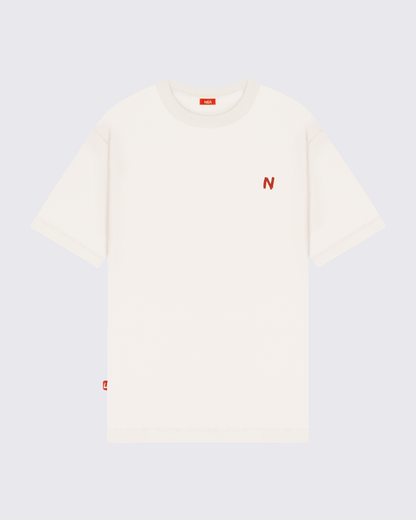 CAMISETA REGULAR HOMBRE OVERVIEW MARFIL NEA