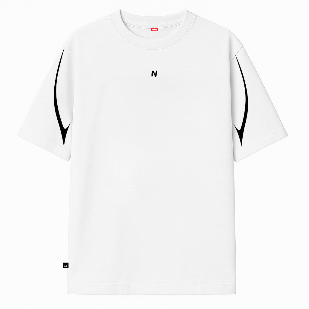 POWER CAMISETA OVERSIZE BLANCA
