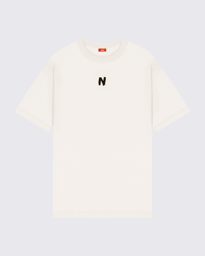 CAMISETA OVERSIZE REAL MARFIL NEA