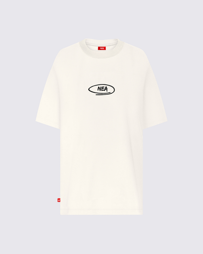 CAMISETA OVERSIZE STEPUP MARFIL NEA