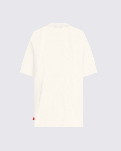 CAMISETA OVERSIZE STEPUP MARFIL NEA