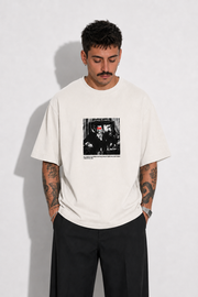 CAMISETA OVERSIZE TONY MARFIL NEA