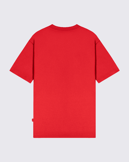 CAMISETA OVERSIZE TRAP ROJO NEA