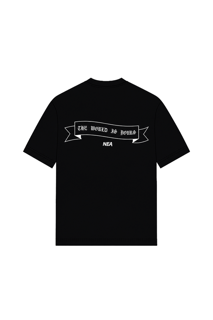 CAMISETA OVERSIZE UNTAMED NEGRO NEA