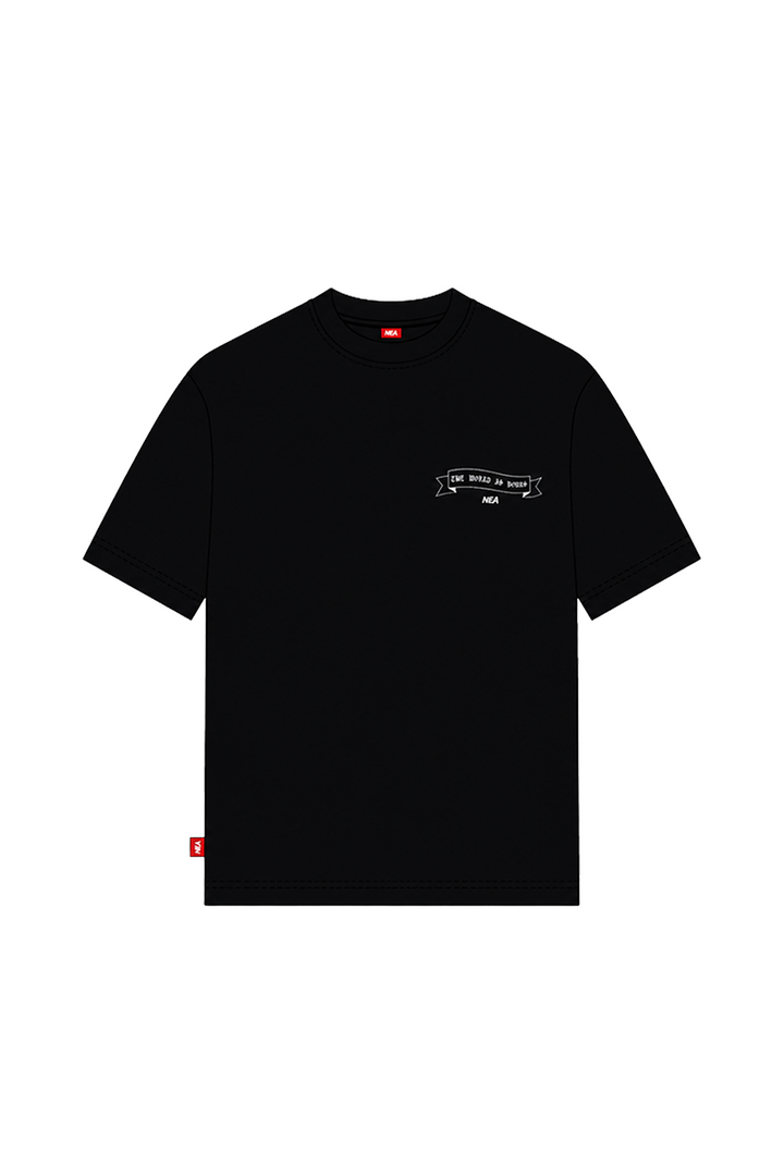 CAMISETA OVERSIZE UNTAMED NEGRO NEA