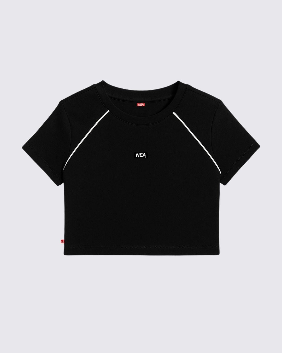 WOOLF CROP TOP NEGRO NEA
