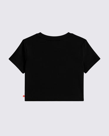 WOOLF CROP TOP NEGRO NEA