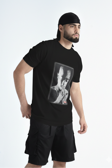 CAMISETA REGULAR HOMBRE STREET NEGRO
